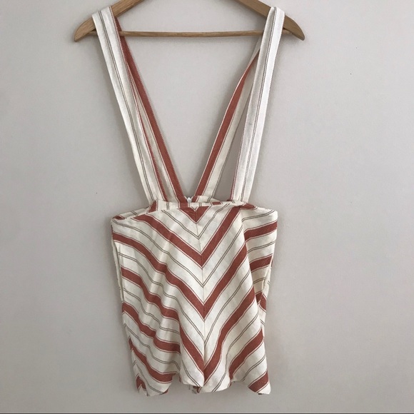 Urban Outfitters Maisy Striped Shortall Overall - Picture 5 of 8